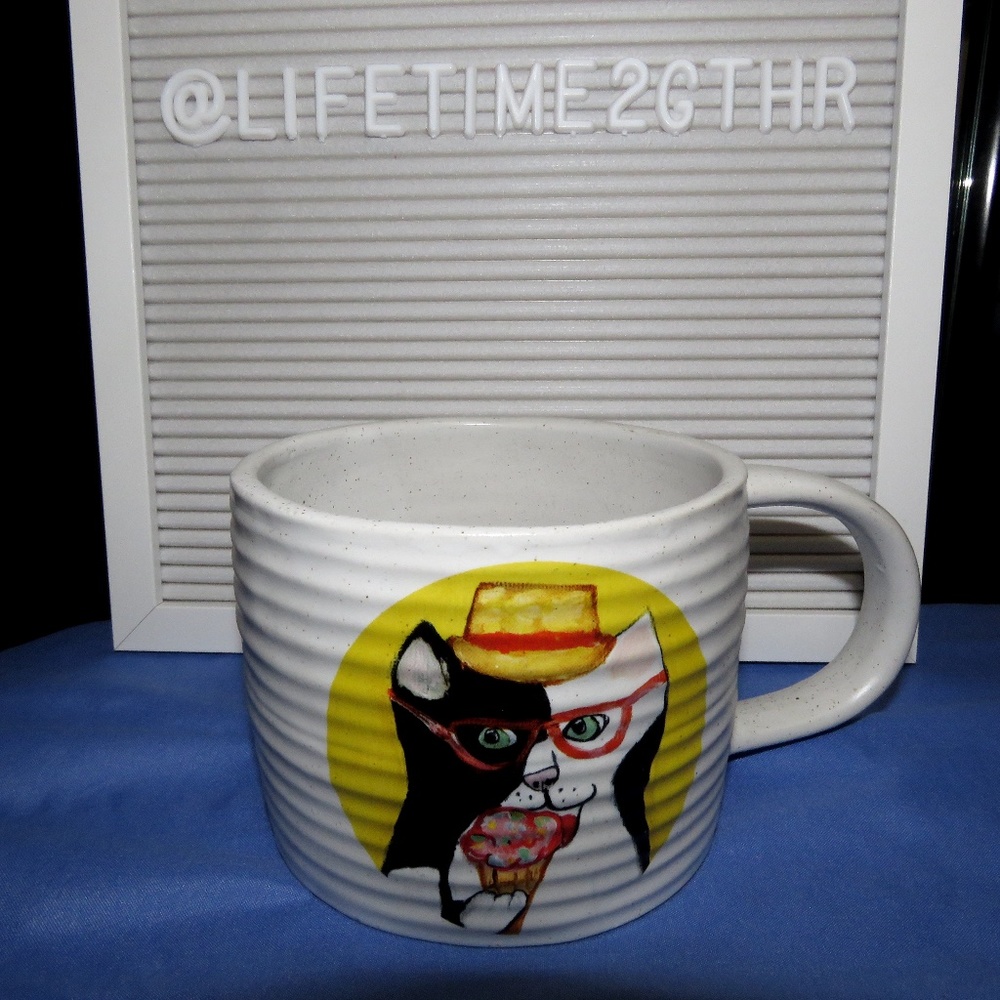 West Elm Cat Coffee Mug